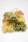 Coloured animal-shaped pasta — Stock Photo