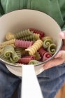 Filtro con pasta colorata — Foto stock