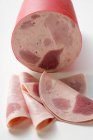 Schinkenwurst ham sausage — Stock Photo
