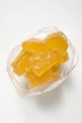 Candied pineapple chunks — Stock Photo