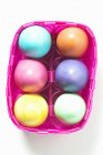Huevos de Pascua coloreados - foto de stock