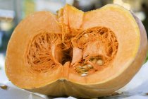 Fresh pumpkin half — Stock Photo
