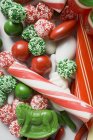 Ассорти рождественских сладостей — стоковое фото