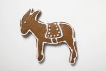 Biscoito de Natal em forma de burro — Fotografia de Stock
