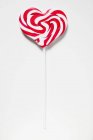 Candy cane lollipop — Stock Photo