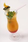 Luar do Sertao cocktail in glass — стокове фото
