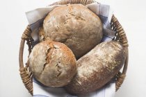 Rustic loaves of bread — Stock Photo