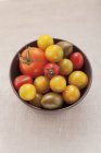 Various types of tomatoes — Stock Photo