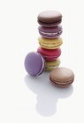Assorted colored macaroons — Stock Photo