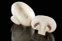 Button mushroom, close-up — Stock Photo
