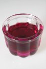 Cherry jelly in mould — Stock Photo