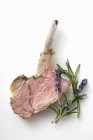 Roasted Lamb cutlet with herbs — Stock Photo