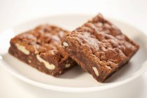 Nuss-Brownies mit Tofu — Stockfoto
