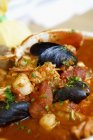 Fish Stew with mussels — Stock Photo