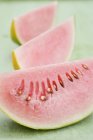 Cunhas frescas de melancia — Fotografia de Stock