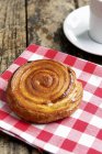 Puff pastry spiral — Stock Photo