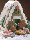 Casa de jengibre de Navidad - foto de stock