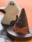 Fantôme de chocolat pour Halloween — Photo de stock