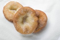 Bavarian doughnuts on sugar — Stock Photo