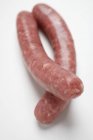Raw pork sausages — Stock Photo