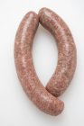 Raw Hauswurst sausages — Stock Photo