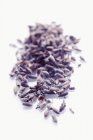 Closeup view of dried lavender flowers heap — Stock Photo