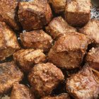 Browning carne di manzo Sirloin pezzi — Foto stock