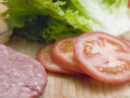Ingredienti per fare hamburger — Foto stock