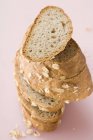 Pane di avena in pila — Foto stock