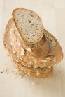 Кусочки овсяного хлеба — стоковое фото