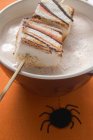 Cacao con marshmallow su bastoncino — Foto stock