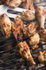 Ali di pollo alla griglia — Foto stock
