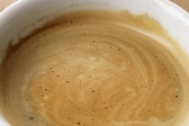 Closeup view of Caffe Crema in cup — Stock Photo