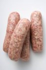 Raw nuremberg sausages — Stock Photo