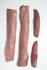 Filetes de cerdo crudos - foto de stock
