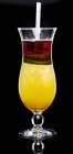 Orange cocktail in glass — Stock Photo