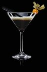 White Russian on black background — Stock Photo