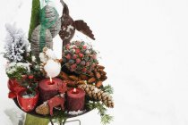 Сервірувальний посуд Різдва — стокове фото