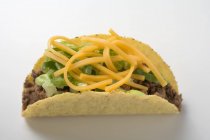 Taco rempli de haché — Photo de stock