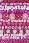 Verschiedene rosa Bonbons — Stockfoto