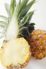 Halved ripe Pineapple — Stock Photo