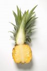 Half ripe pineapple — Stock Photo