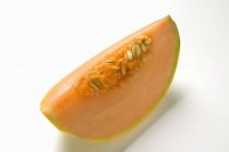 Rebanada fresca de melón - foto de stock