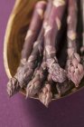 Пурпурная спаржа — стоковое фото