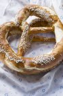 Bavarian salted pretzels — Stock Photo