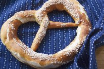 Bavarian salted pretzel — Stock Photo