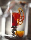 Cocktail Campari à l'orange — Photo de stock