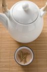 Tazón de té de especias - foto de stock