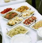 Buffet de salades assorties — Photo de stock
