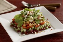 Salade de haricots garbanzo — Photo de stock